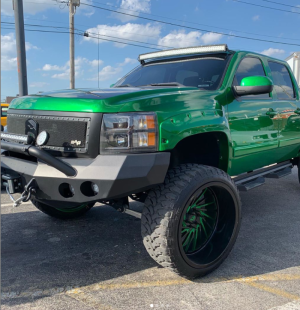 Chevrolet 1500 Front Bumper - Road Armor - Stealth Winch Bumper w/Pre-Runner Guard - Tex Blk - `08-`13